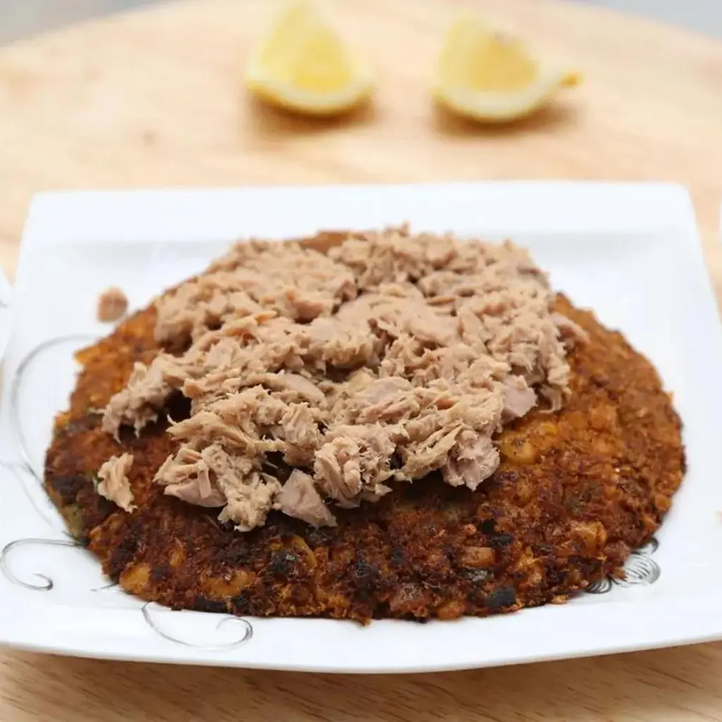Bean with Tuna On Stone
